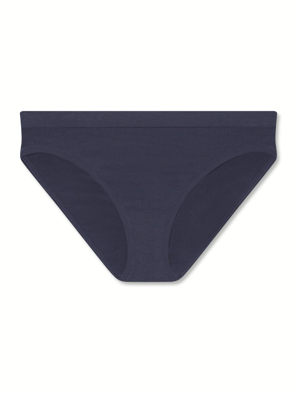 BOMBAS Ribbed Seamless Bikini Underwear (2-Pack) in Midnight Navy